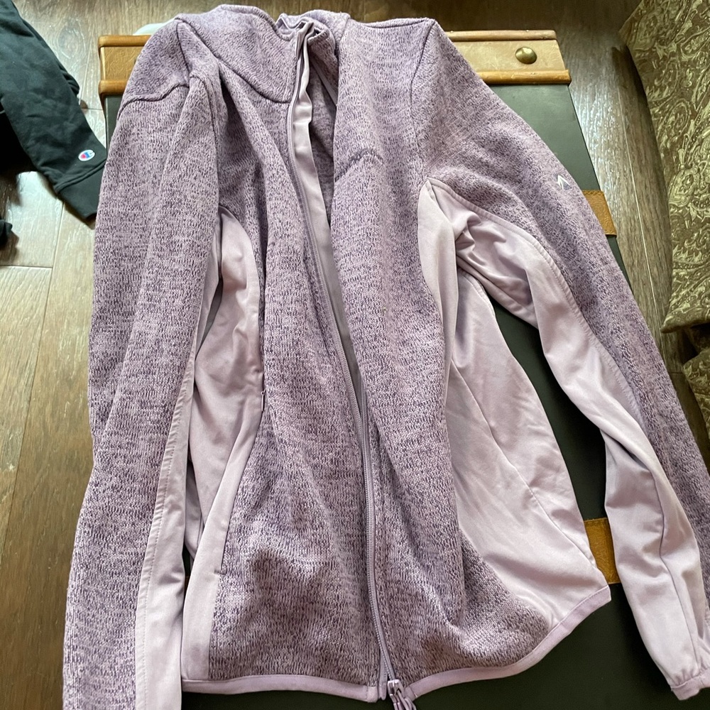 Purple Breckinridge small zip up jacket good cond